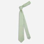 ANQ Global Traders Light Green Slim Tie for Men