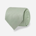 ANQ Global Traders Light Green Slim Tie for Men