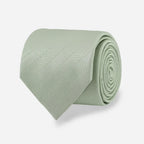 ANQ Global Traders Light Green Slim Tie for Men